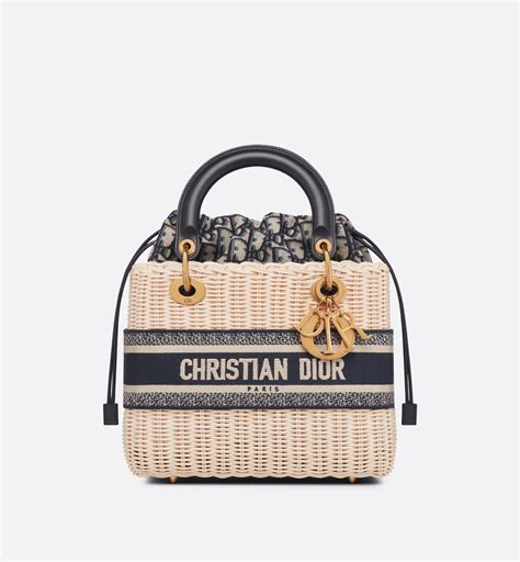 lady dior wicker bag